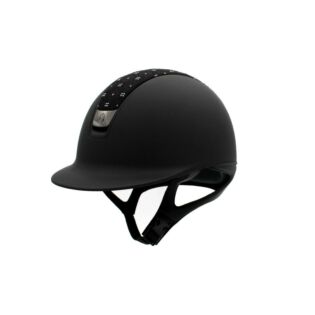 Rijhelm Samshield Shadowmatt V2 Zwart &ndash; RYFLSWR Black Top &ndash; Mat Zwarte Blazon &ndash; Chrome Black Trim &ndash; Maat M