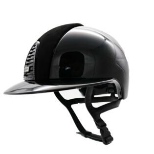 Rijhelm KEP Italia Cromo 2.0 Polo Polish Zwart &ndash; Suede Black Front &ndash; Swarovski Silver Night Frame &ndash; Maat M