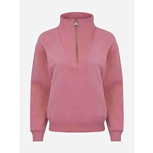 Trui LeMieux Keira Quarter Zip Sweat Cranberry