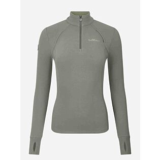Trui LeMieux Frances Quarter Zip Fleece Rosemary
