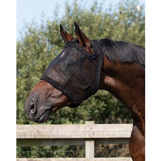 Vliegenkap zonder oren QHP zwart