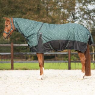 Turnoutdeken QHP Collection 150gr Emerald 