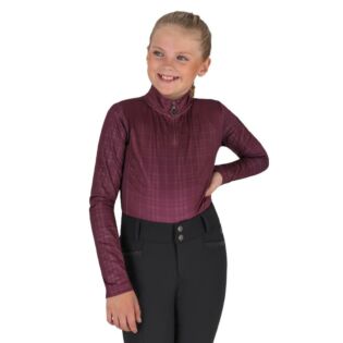 Trainingsshirt QHP Zahra Junior Wine Red