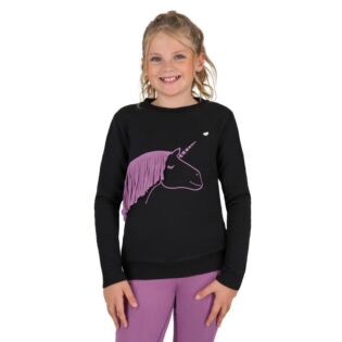 Trui QHP Lize Junior Black/Violet