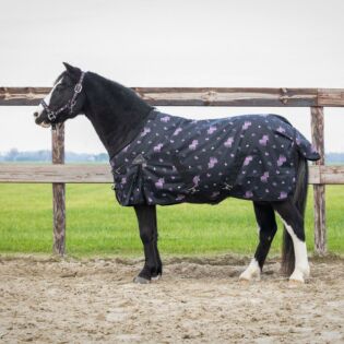 Regendeken QHP Lize 100gr Black/Violet