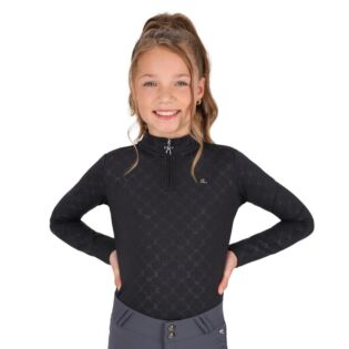 Trainingsshirt QHP Livora Junior Black 