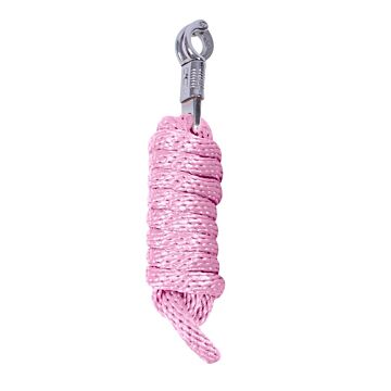 Halstertouw met paniekhaak QHP Flamingo pink 2 meter