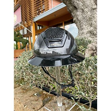 Cap Freejump Voronoi Carbon Temple Protection Gloss Black M