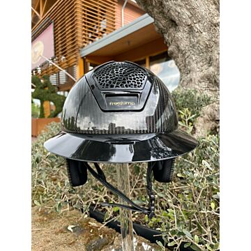 Cap Freejump Carbon Temple Protection Gloss Black M
