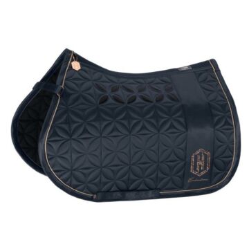 Zadeldekje veelzijdig Eskadron Heritage Mattgloss Biq Square Navy Full