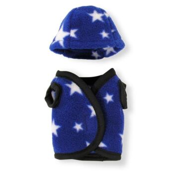 Ruiter cap overtrek & vest Crafty Ponies Ruiter Blauw