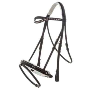 Hoofdstel Imperial Riding Di Layla Black-Black Hologram Cob