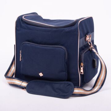 Verzorgingstas Imperial Riding Shimmer & Shine Navy-Rosegold