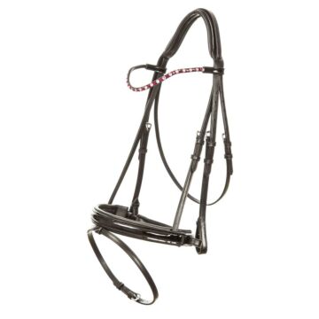 Hoofdstel Imperial Riding Di Layla Black lack-Rose Pony