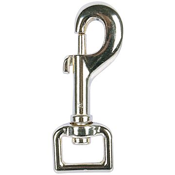 Musketonhaak Harry's Horse Rechthoekig Zilver 0.75"