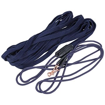 Dubbele longeerlijn Harry's Horse Rosegold Navy Dubbele longeerlijn Harry's Horse Rosegold Navy