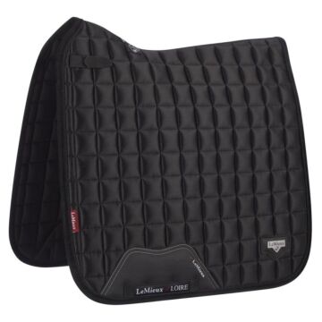 Zadeldekje LeMieux Loire Classic Satin Dressage Square zwart L