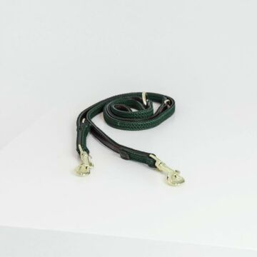Hondenriem Kentucky Plaited Nylon groen 2 Meter