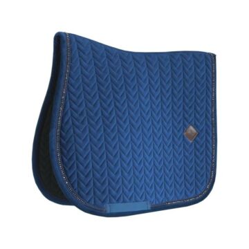 Zadeldekje veelzijdig Kentucky Velvet Pearls blauw Full