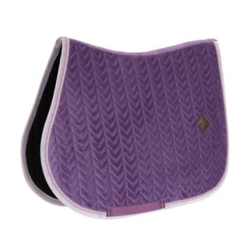 Zadeldekje springen Kentucky Velvet contrast Royal purple Full