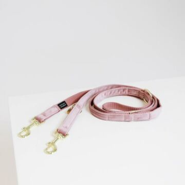Hondenriem Kentucky Velvet roze 2 Meter