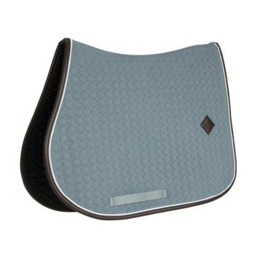Zadeldekje springen Kentucky Classic leer Dusty blue Full