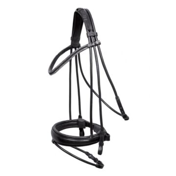 Schockemöhle Hoofdstel Picasso Xtreme Zwart/Gun Metal Cob