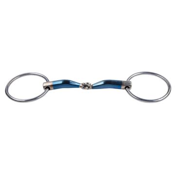 Watertrens Trust Equestrian Sweet Iron Enkel Gebroken 16 mm Blauw 14.5 cm Watertrens Trust Equestrian Sweet Iron Enkel Gebroken 16 mm Blauw 14.5 cm