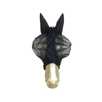 Vliegenmasker Kentucky Slim fit Zwart Pony