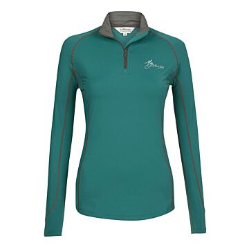 Shirt LeMieux shirt Base Layer Peacock Green groen S Shirt LeMieux shirt Base Layer Peacock Green groen S