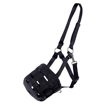 Graasmasker QHP Zwart Cob