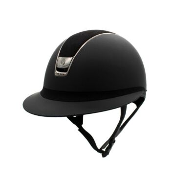 Rijhelm Samshield Miss Shield Shadowmatt V2 Zwart – Alcantara + 5 Swarovski Crystals – Maat M
