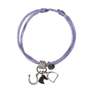 Armbandje QHP Nyomi Purple Sunset