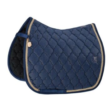 Zadeldekje dressuur Eskadron Heritage Cotton Glitter True Blue Full