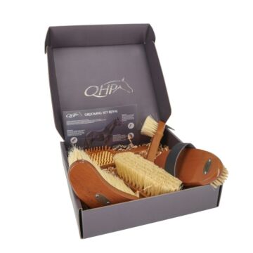 Borstelset QHP Royal Dark Brown