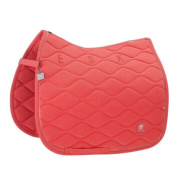 Zadeldekje dressuur Eskadron Denim Coral blossom Full