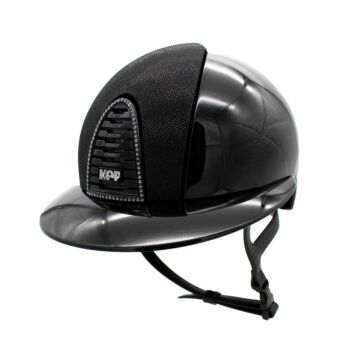 Rijhelm KEP Italia Cromo 2.0 Polo Polish Zwart met Luminor Zwarte Voorzijde, Swarovski Silver Night Frame – Maat M