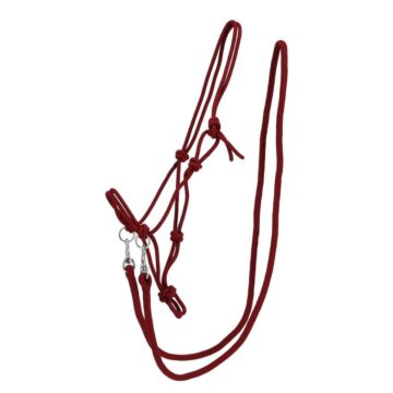 Touwhalster QHP Color met teugel Bordeaux Full