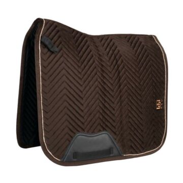 Zadeldekje dressuur Horka Velvet Dark Chocolate Full