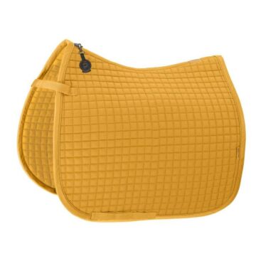 Zadeldekje dressuur Eskadron Platinum Cotton Golden yellow Full