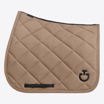 Zadeldekje dressuur Diamond Quilted Jersey Beige