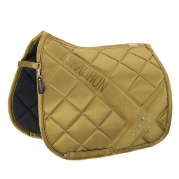 Zadeldekje dressuur Eskadron Heritage Bicross Mattgloss Cardamom Full