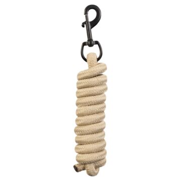 Halstertouw BR  mat-zwart Doeskin