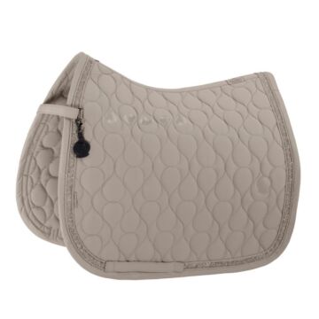 Zadeldekje dressuur Eskadron Platinum Sparkle Jewel Pale Grey Full