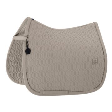 Zadeldekje dressuur Eskadron Platinum Softshell Pale Grey Full