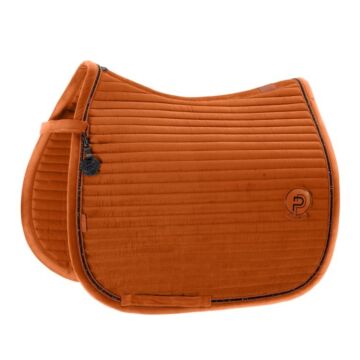 Zadeldekje dressuur Eskadron Platinum Velvet Crystal Amber Full
