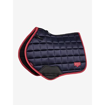 Zadeldek LeMieux Loire Classic Close Contact Square Navy/Cranberry L