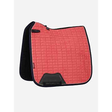 Zadeldek LeMieux Suede Dressage Square Cranberry L