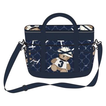 Poetstas HV Polo Teddy print Navy