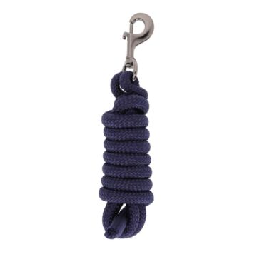 Halstertouw QHP met afneembare clip Navy 2 meter